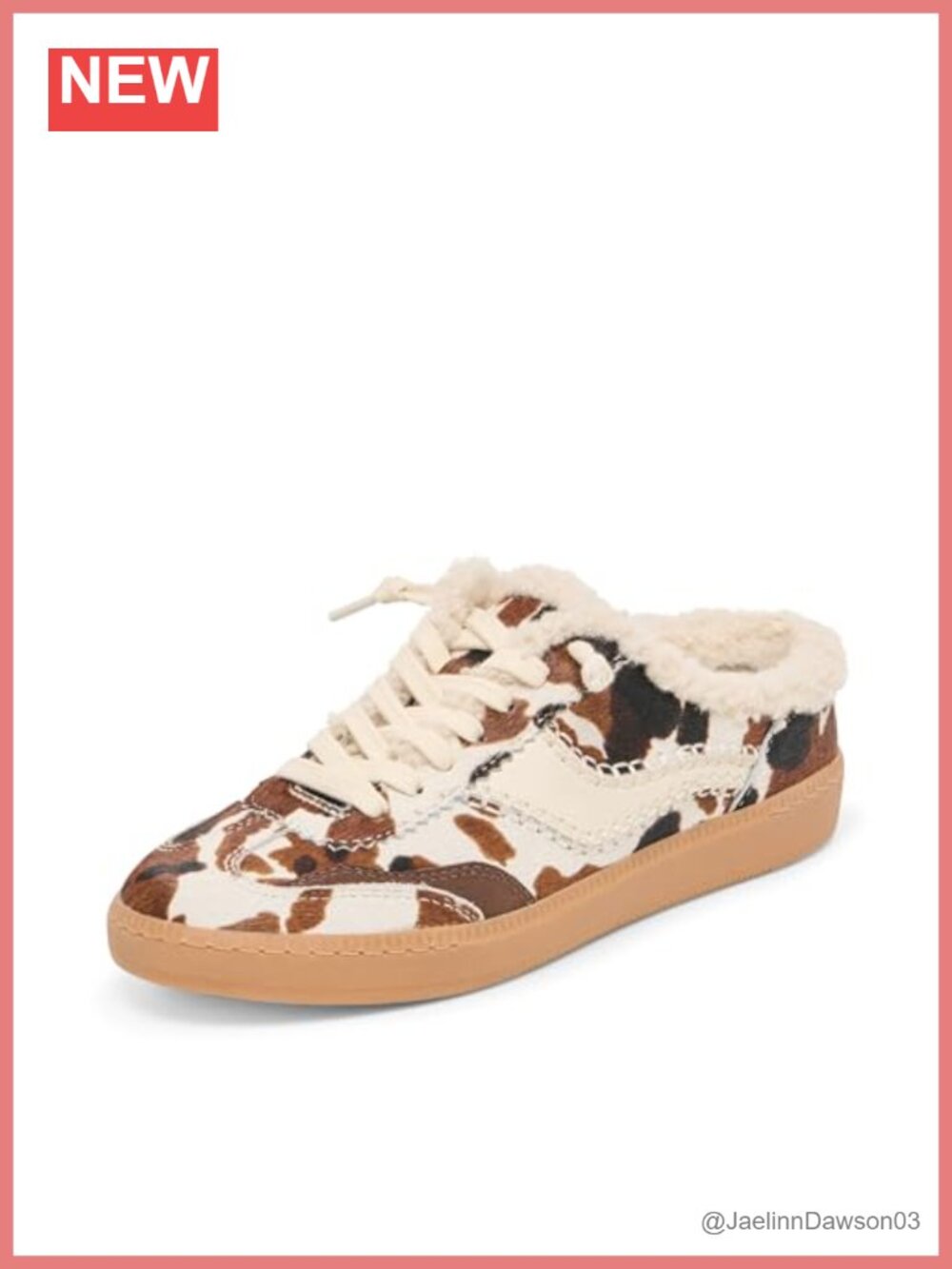 Leather Slide Sneakers Women's Pull-On Low Top Comfortable Fall